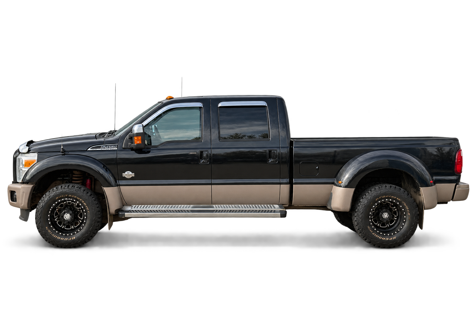 2012 Ford F450 Dually King Ranch driver-side profile
